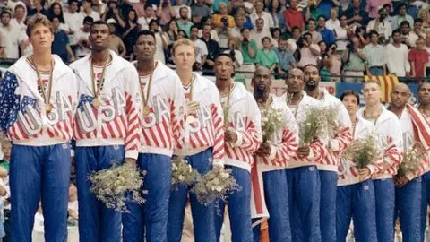 Presentan imágenes de la única derrota del Dream Team del 92