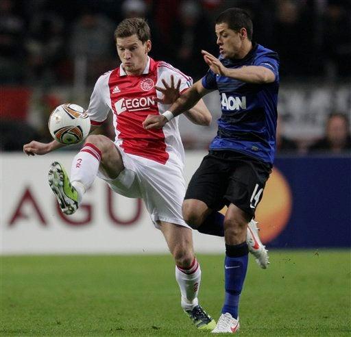 Javier Hernández entró de titular. FOTO: AP
