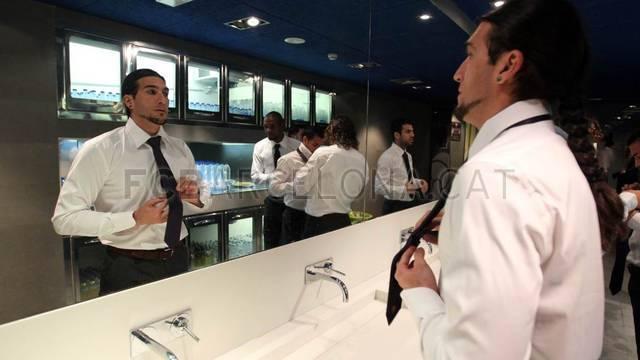 El equipo vistió con su patrocinador, Sacoor Brothers. FOTO: FC BARCELONA