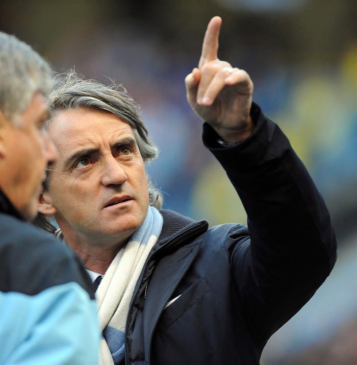 Mancini desde el banquillo | EFE