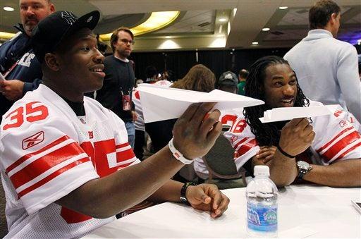 Los jugadores se mostraron de buen humor. FOTO: AP