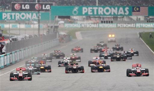 Arrancó en la novena posición en el Gran Premio de Malasia. FOTO: AP