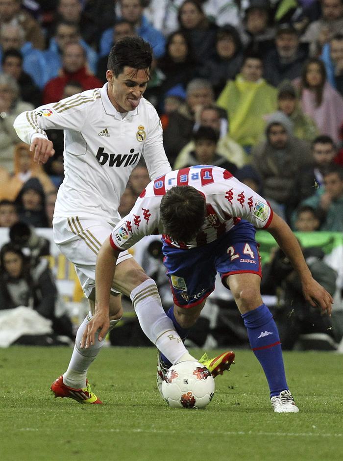 Los merengues no entraban en ritmo. FOTO: EFE
