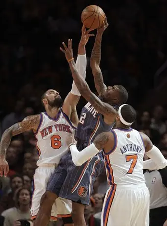Knicks se imponen 91-87 a Bobcats y cobran venganza