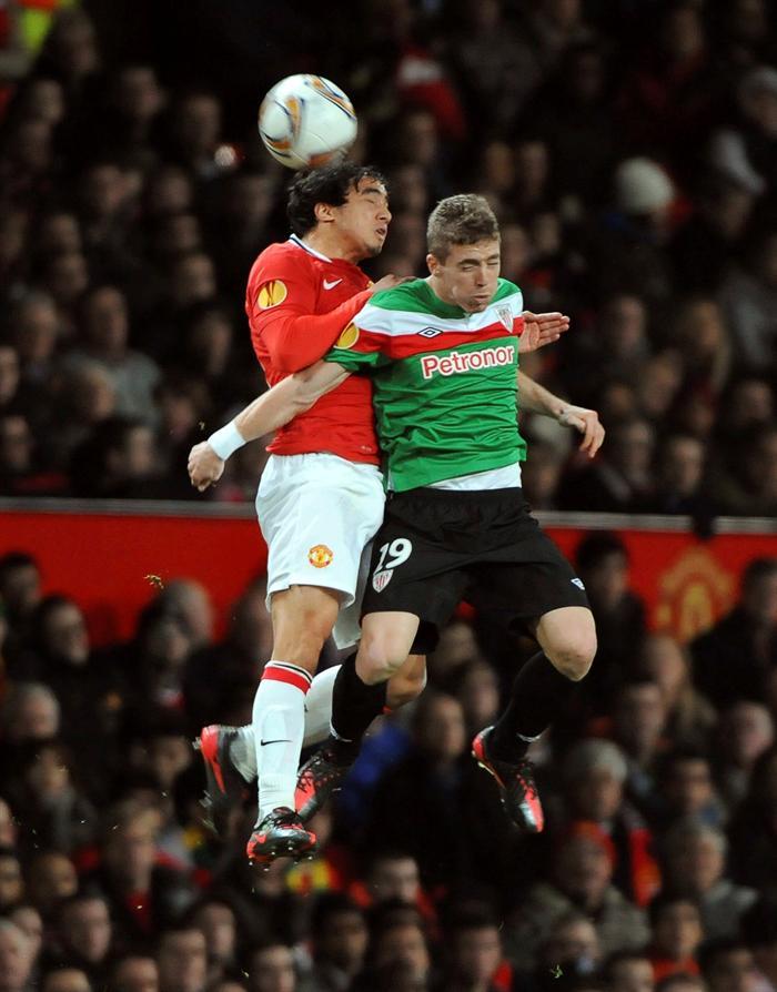 El Athletic de Bilbao derrotó 3-2 al Man-U. FOTO: EFE