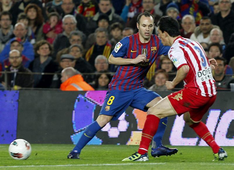 Iniesta tuvo un gran partido. FOTO: EFE