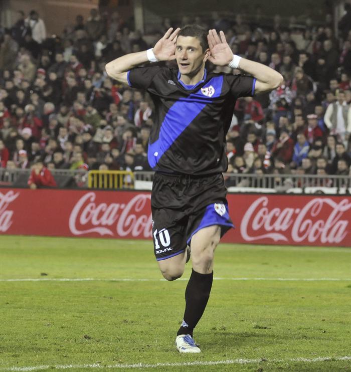 Piti dio los tres puntos al Rayo Vallecano. FOTO: EFE
