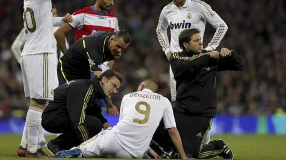 Esperan que Benzema se recupere para la Copa del Rey