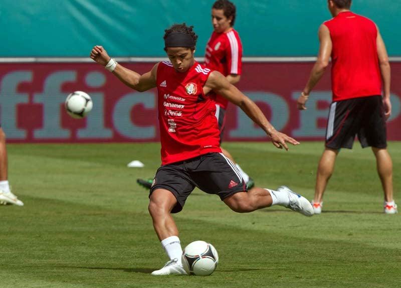 El entrenamiento de la selección mexicana. FOTO: MEXSPORT