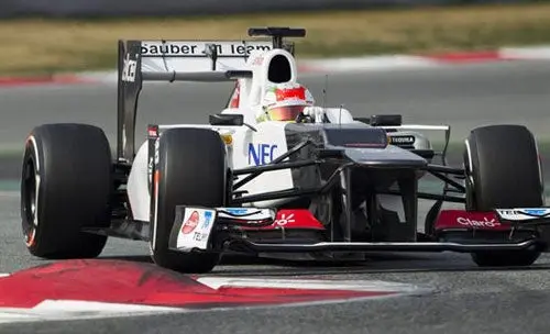 Checo consigue el mejor tiempo de la semana en Barcelona