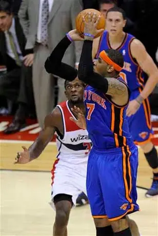 Anthony le da el triunfo a Knicks 99-96 ante Washington