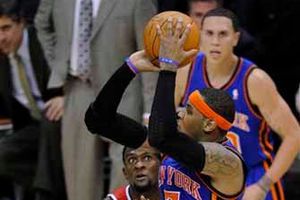 Anthony le da el triunfo a Knicks 99-96 ante Washington