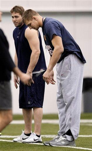 Rob Gronkowski mantiene la esperanza. FOTO: AP