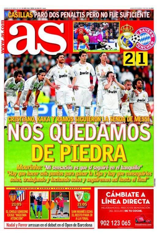 As refiere a las fallas de Cristiano, Kaká y Ramos. FOTO: As