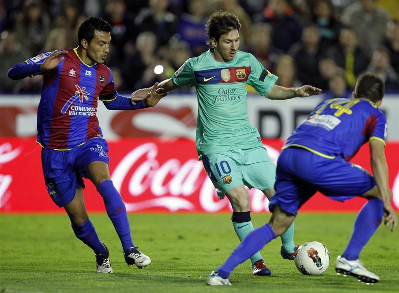 Poco a poco el Barça inclinó el juego. FOTO: EFE