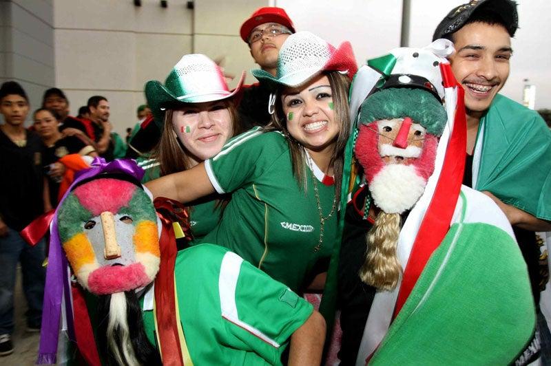 Los colores de la bandera mexicana están por todos lados. FOTO: MEXSPORT