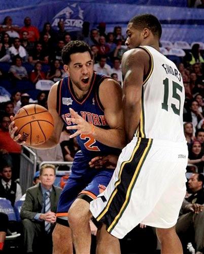 Las jóvenes estrellas se miden en el juego de gala de la NBA (FOTO: AP)