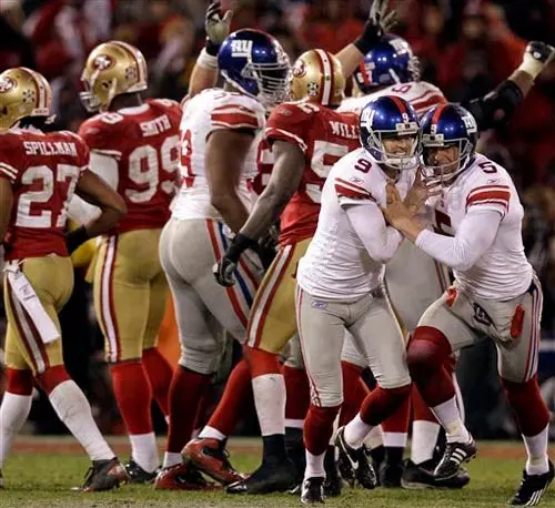 Gigantes vence en Tiempo Extra 20-17 a San Francisco y van al Super Bowl