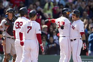 Medias Rojas apalean a Indios