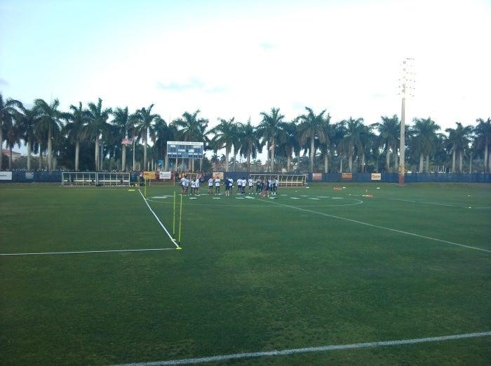 Los seleccionados en entrenamiento. FOTO: RAÚL GUZMÁN