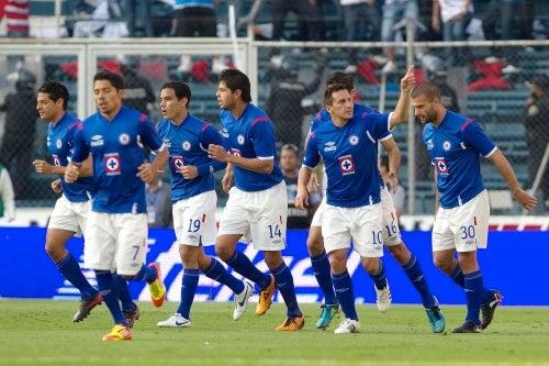 Los cementeros festejan el 1-0 (FOTO: MEXSPORT)