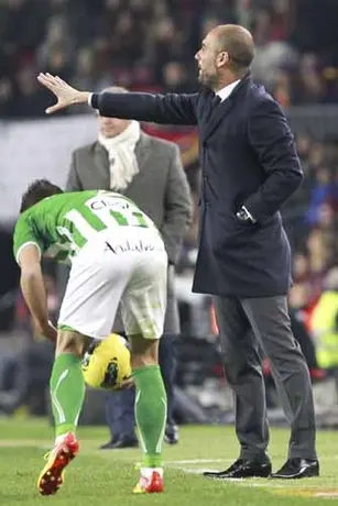 Guardiola se va satisfecho con la reacción de su equipo