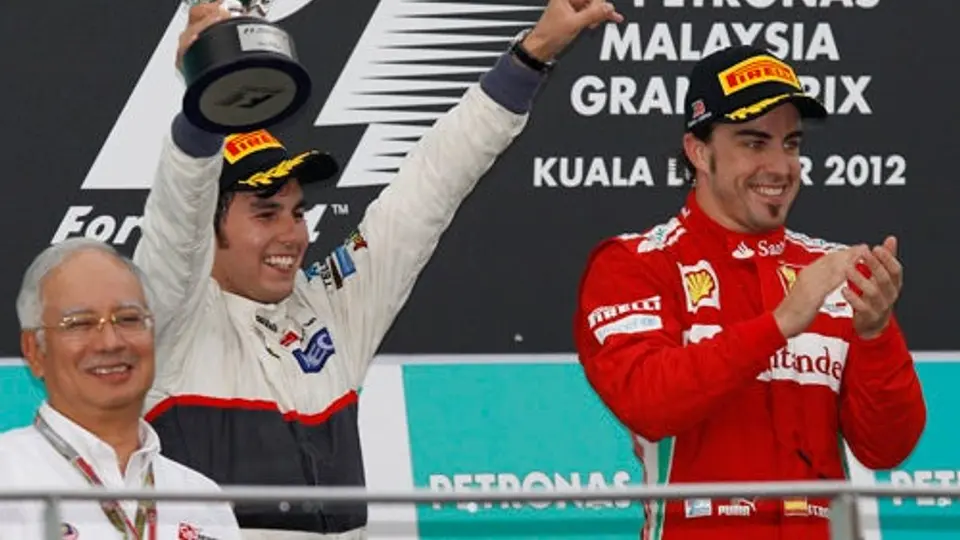 "El equipo hizo un gran trabajo y estoy feliz por ello": Checo