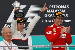 "El equipo hizo un gran trabajo y estoy feliz por ello": Checo