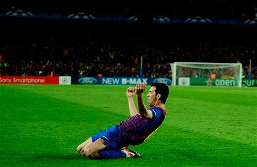 Busquets da vida al Barça. FOTO: AP