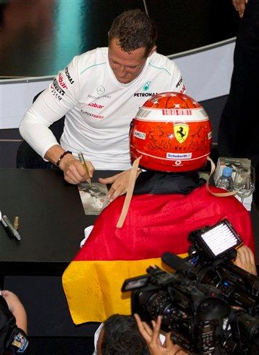 Se repartieron autógrafos. FOTO: AP