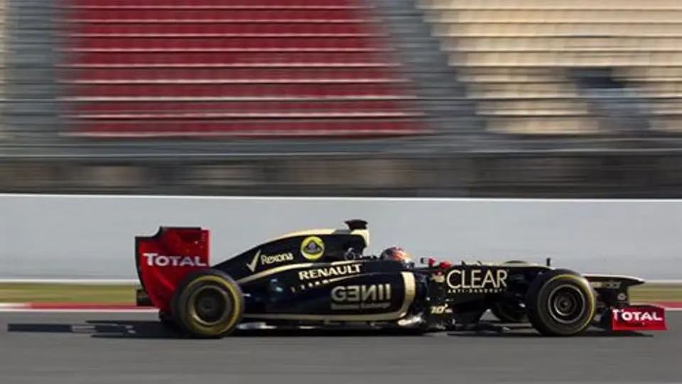 Grosjean lidera por segundo día en Barcelona