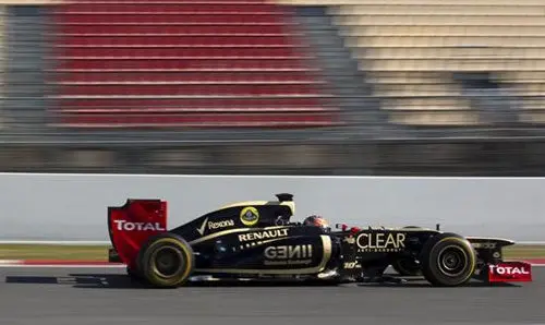 Grosjean lidera por segundo día en Barcelona