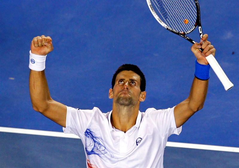 Novak derrotó al español por 6-4, 7-5 y 6-1 en 2 horas y 44 minutos. FOTO: EFE