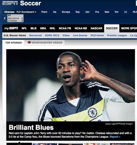 ESPN resaltó la figura de Ramires (IMAGEN TOMADA DE INTERNET)