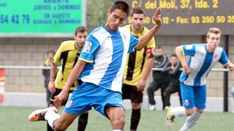 Sin Taufic Guarch, el Espanyol B empató 2-2 ante el Prat