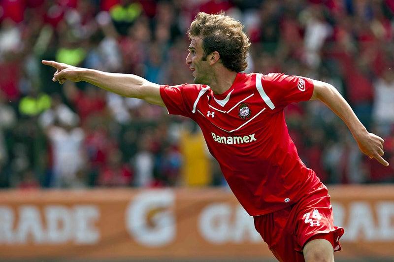 Alonso celebró su gol AL MINUTO 26. FOTO: MEXSPORT