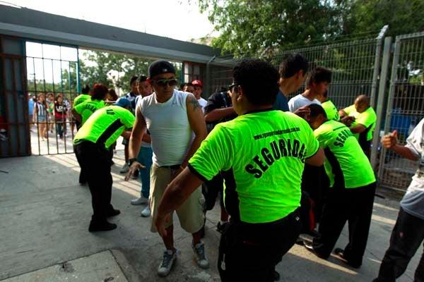 El cuerpo de seguridad cuidó todos los detalles. FOTO: DANIEL GÁMEZ
