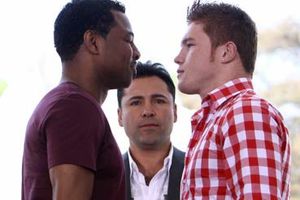 Canelo y Mosley listos para subir al ring