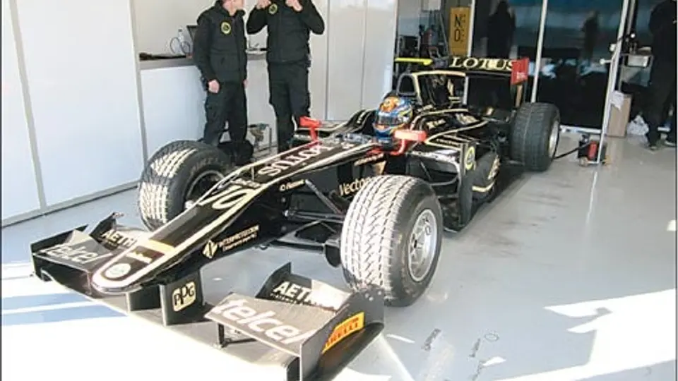 Guti', con buenos tiempos en el test de GP2