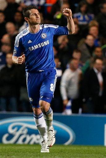 Lampard puso a lo ingleses a la delantera. FOTO: AP