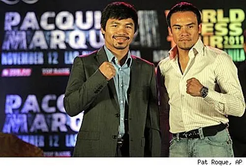 Pacquiao pide 28 mdd para pelear ante Márquez