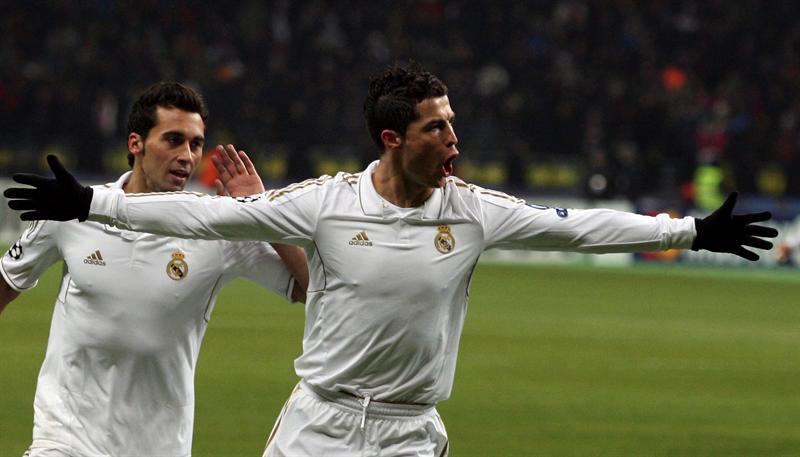 Cristiano celebra su tanto al minuto 28. FOTO: EFE