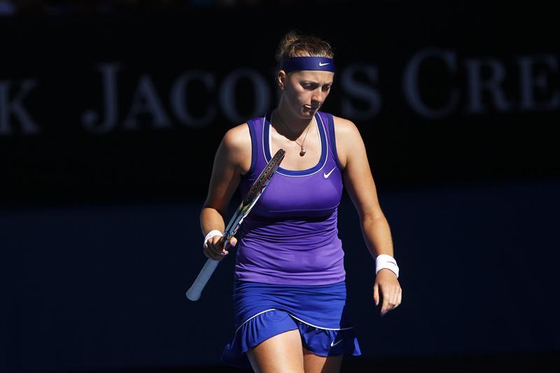Petra Kvitova cayó por 6-2, 3-6, 6-4 ante la rusa. FOTO: EFE