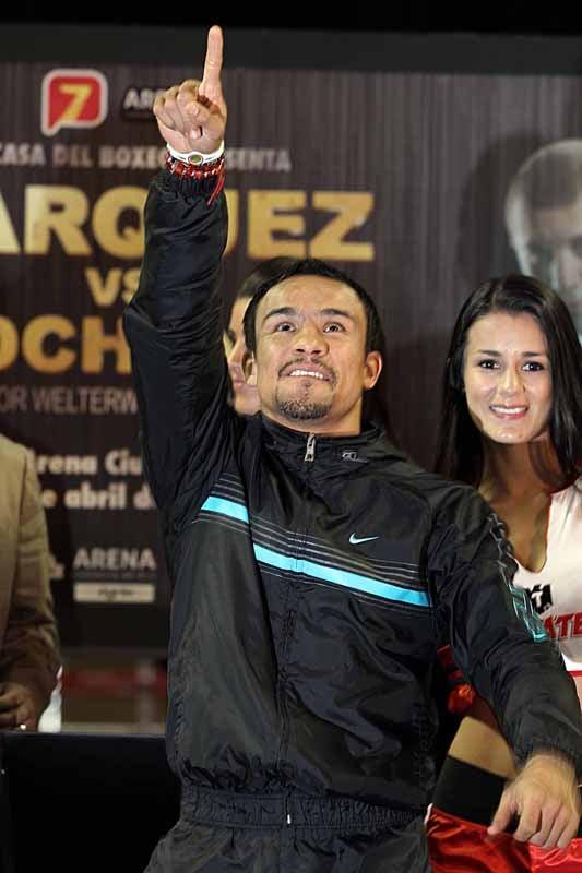 Márquez afirmó que sus promotores ya buscan la cuarta pelea con Pacquiao. FOTO: ULISES BRAVO