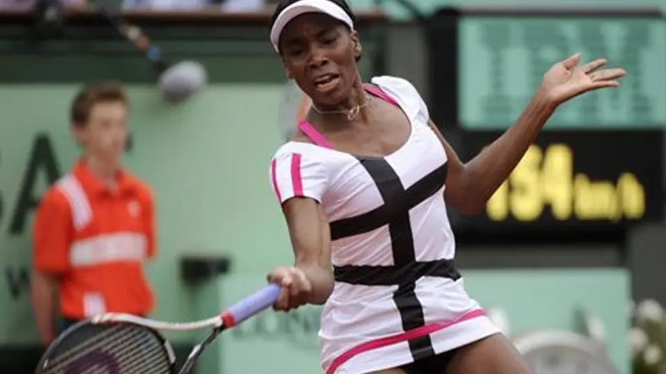 Venus Williams fuera de Roland Garros