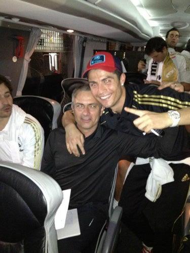 CR7 disfruta el campeonato del Real Madrid | IMAGEN DE INTERNET