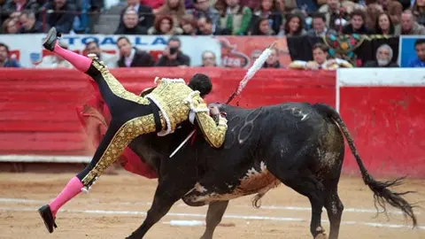Sánchez, cornado en la México