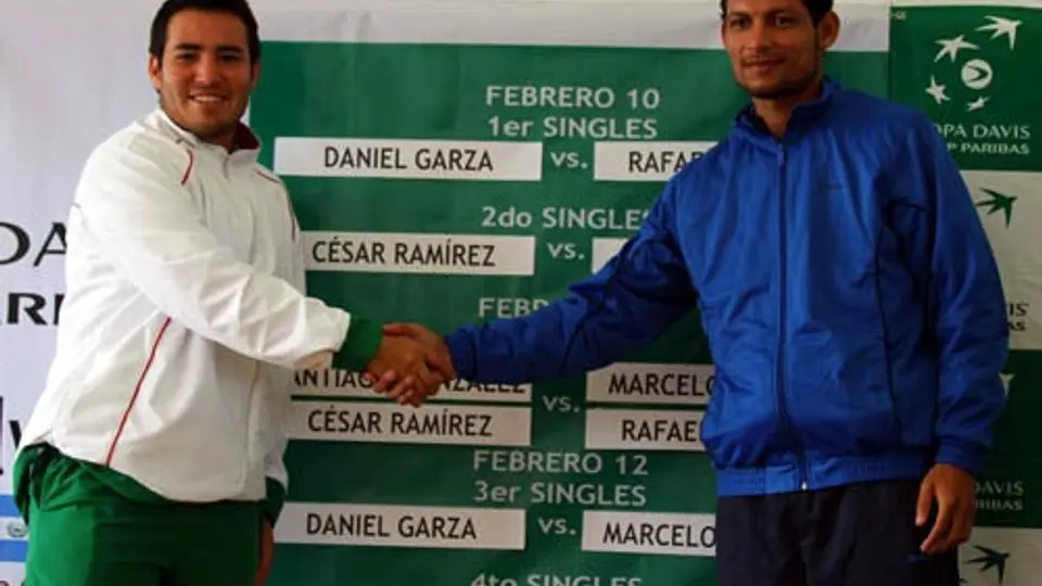Daniel Garza abre la serie contra Árevalo en Copa Davis