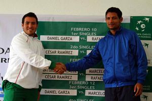 Daniel Garza abre la serie contra Árevalo en Copa Davis