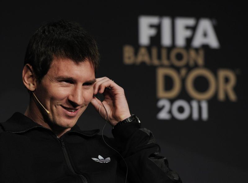 Messi aseguró que sin el equipo él no podría ganar premios. FOTO: EFE